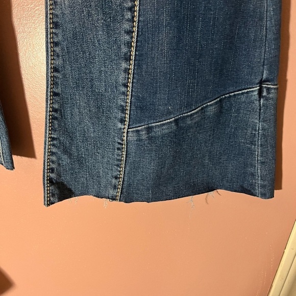 Miss me ladies heaven flare wide leg high rise jeans boho grunge retro size 30 - Picture 9 of 13